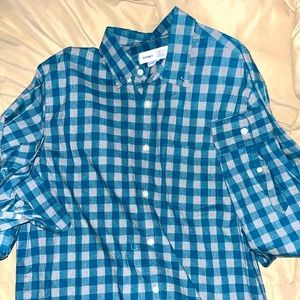 Old Navy Checkerboard Longsleeve Button Down